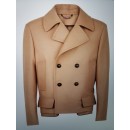 MANTEAU CROISE EN LAINE MELANGEE   VERSACE