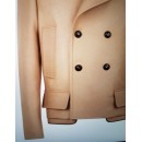 MANTEAU CROISE EN LAINE MELANGEE   VERSACE